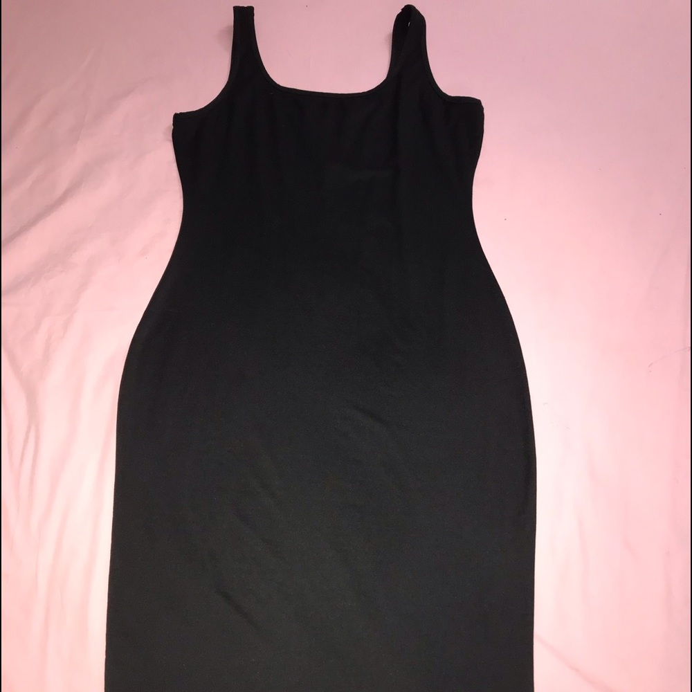 Black bodycon dress Xl